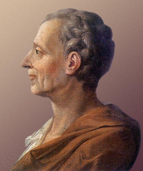 French school Portrait of Montesquieu